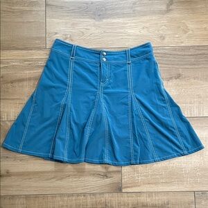 Athleta Skort Womens 10P Blue Tennis Pickle Ball Sport Skirt Shorts